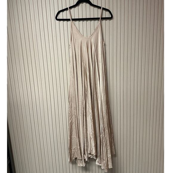 Silk & Salt Viscose Midi Dress Women’s One Size - Picture 2 of 7